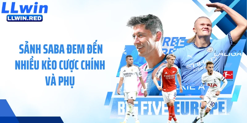 Sảnh SABA: Nơi Thể Hiện Niềm Đam Mê Thể Thao Của Bạn Sảnh SABA đem đến nhiều kèo cược chính và phụ